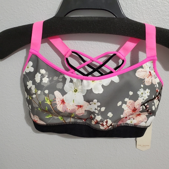Ted Baker Oriental Blossom Sports Bra Size Small - Picture 5 of 7